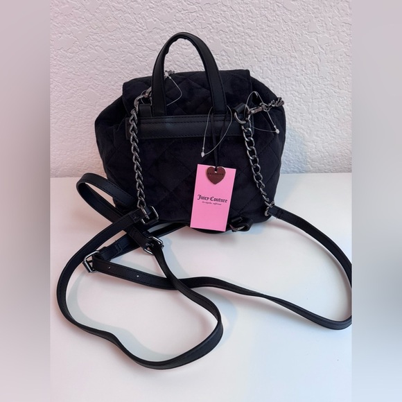Juicy Couture 2-in-1 Mini Backpack - Licorice
Black with Heart Detail main image 10